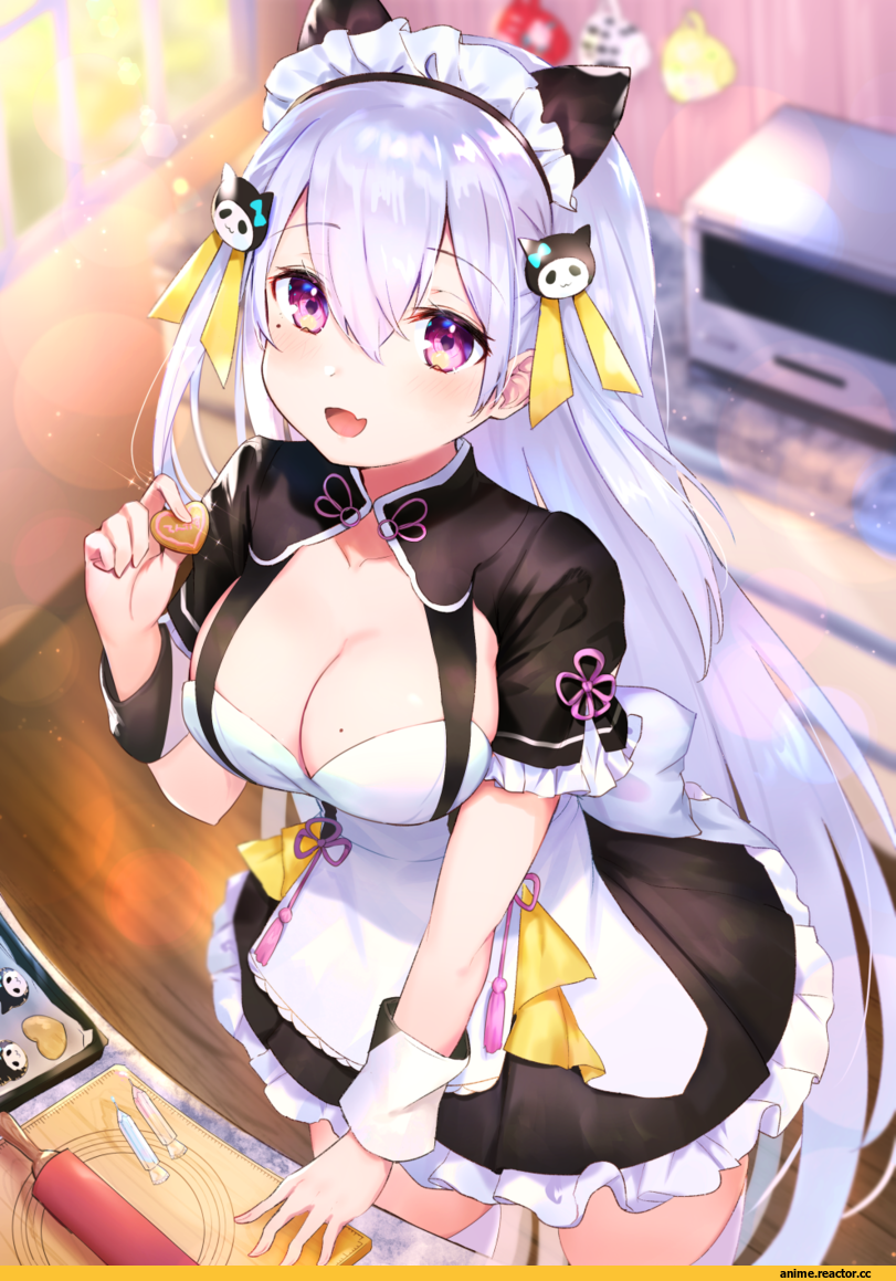AO, Maid, Anime Ero, omelet tomato, Anime
