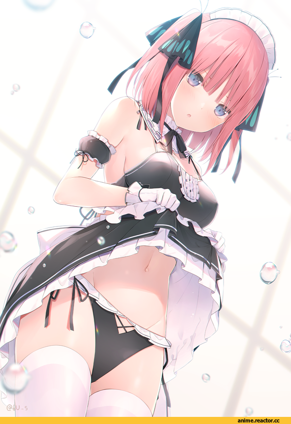 Nakano Nino, Go-Toubun no Hanayome, Maid, Anime Ero Pantsu, Anime Ero, 6u (eternal land), Anime Art, artist, Anime