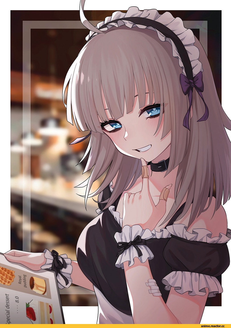 Girls Frontline, child (isoliya), AA-12 (Girls Frontline), Maid, Anime