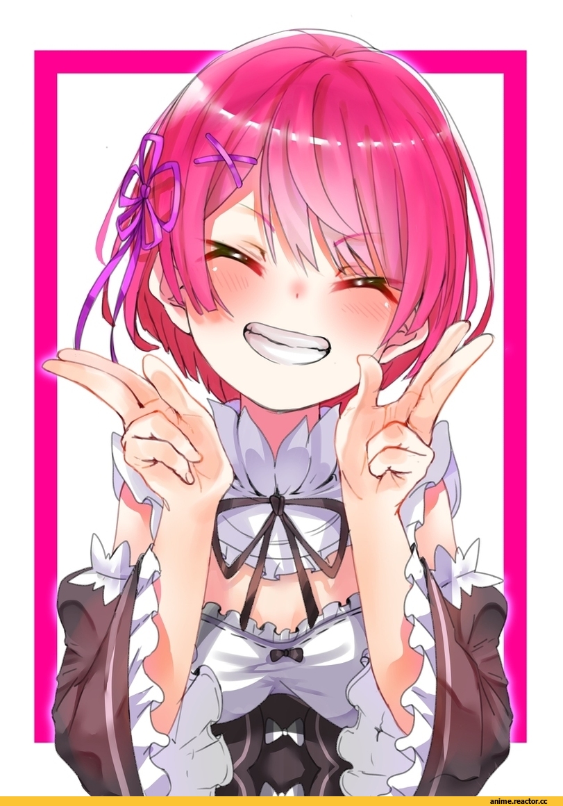 Re Zero Kara Hajimeru Isekai Seikatsu, Rem (re zero), Ram (Re Zero), edamame (momonga0308), под катом еще одна, Anime