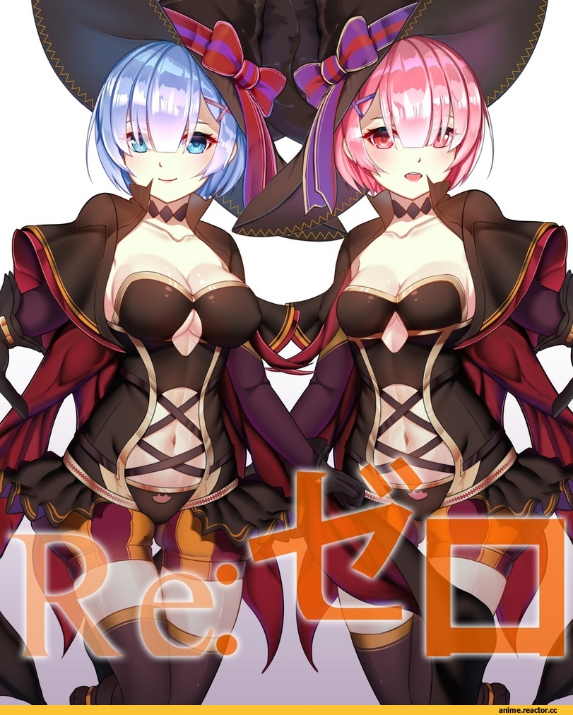 Rem (re zero), Re Zero Kara Hajimeru Isekai Seikatsu, Ram (Re Zero), Anime Halloween, Kaiend, Anime