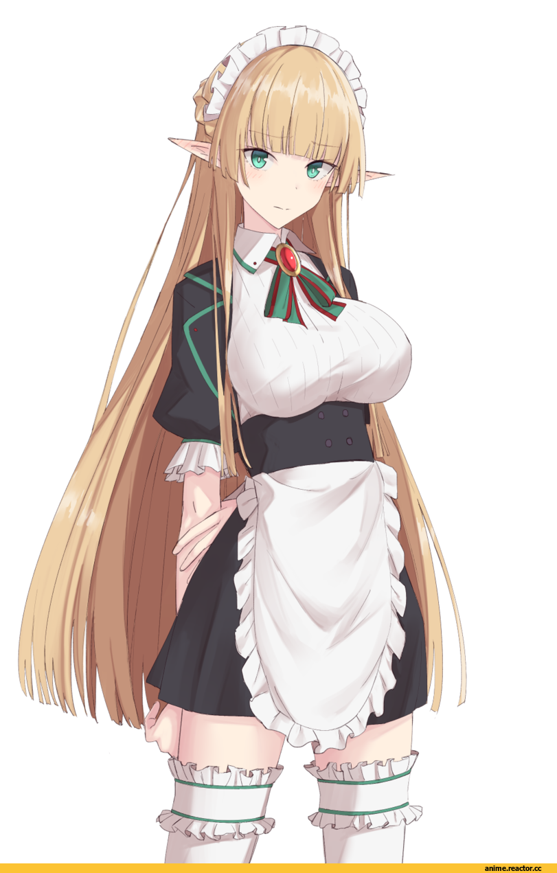 Anime Art, artist, elfenlied22, elf, Maid, Anime