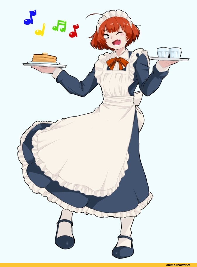 onigashima akako, Komi-san wa Comyushou desu, Maid, Anime