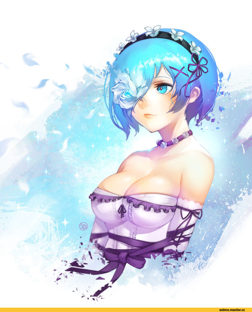 Re Zero Kara Hajimeru Isekai Seikatsu, Rem (re zero), dspell, artist, Anime