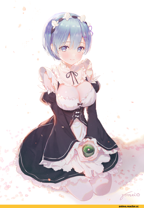 Rem (re zero), Re Zero Kara Hajimeru Isekai Seikatsu, Maid, удалённое, Anime