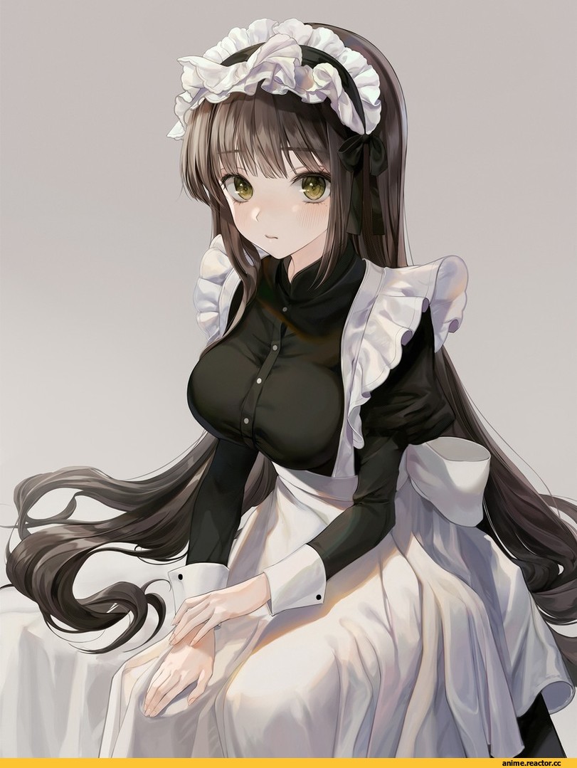 Anime Original, Maid, Anime Art, artist, minncn, Anime