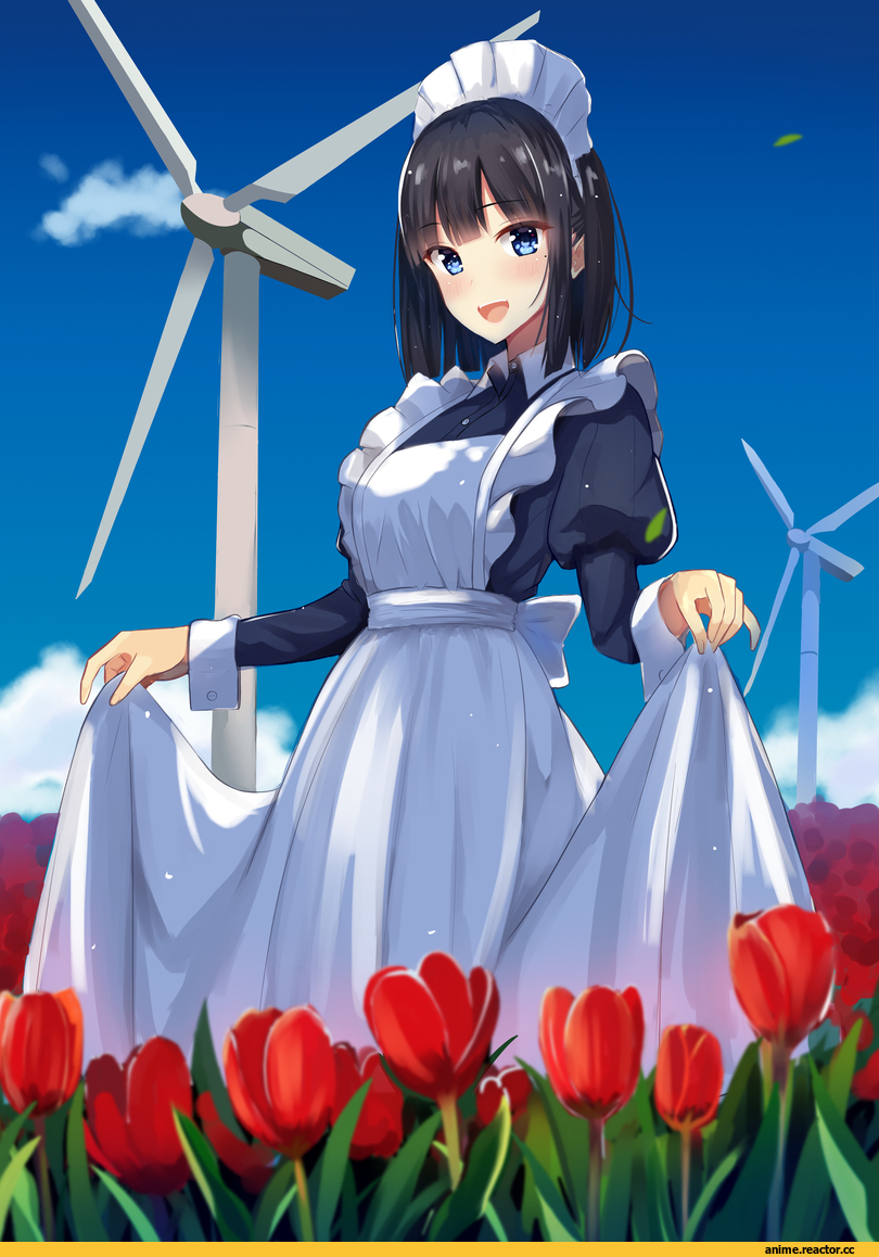 Anime Art, artist, kanata (harukakanatan), Maid, Anime