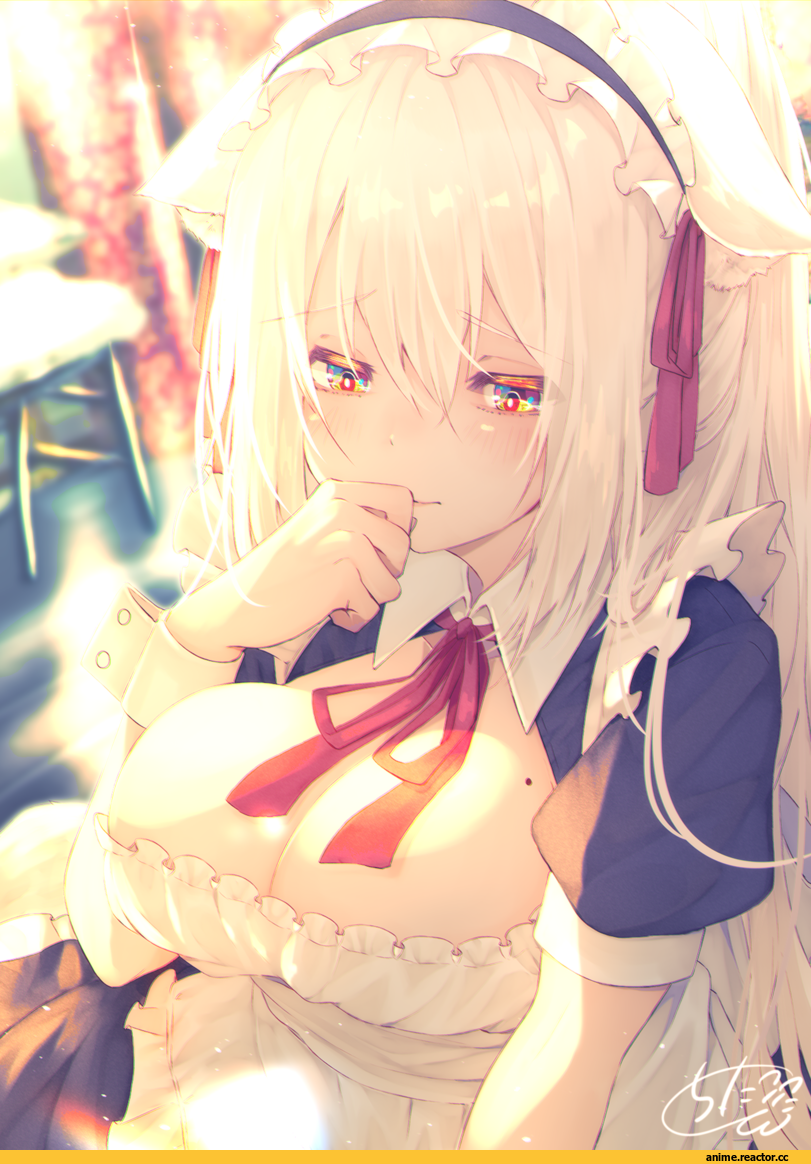 Chita (Ketchup), Anime Art, artist, Kitsunemimi, Animal Ears, Kyonyuu, Anime Ero, Maid, Anime