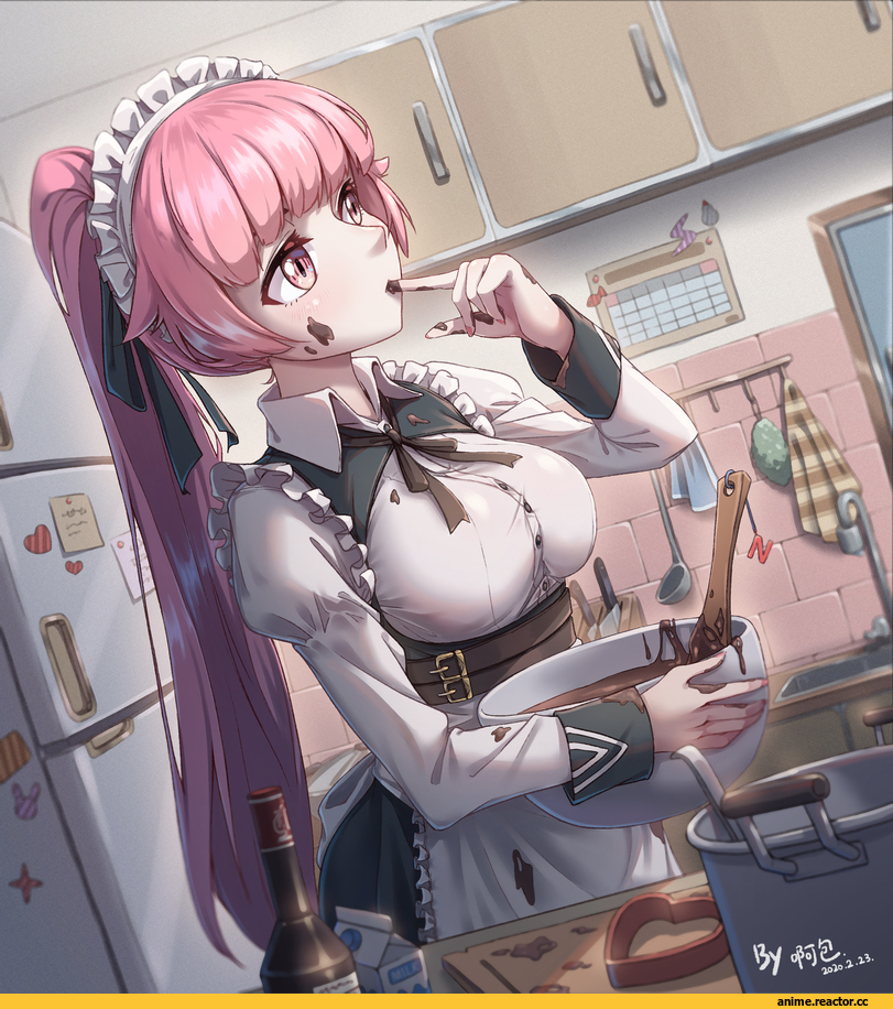 NTW-20 (Girls Frontline), Girls Frontline, Maid, 啊包, Anime
