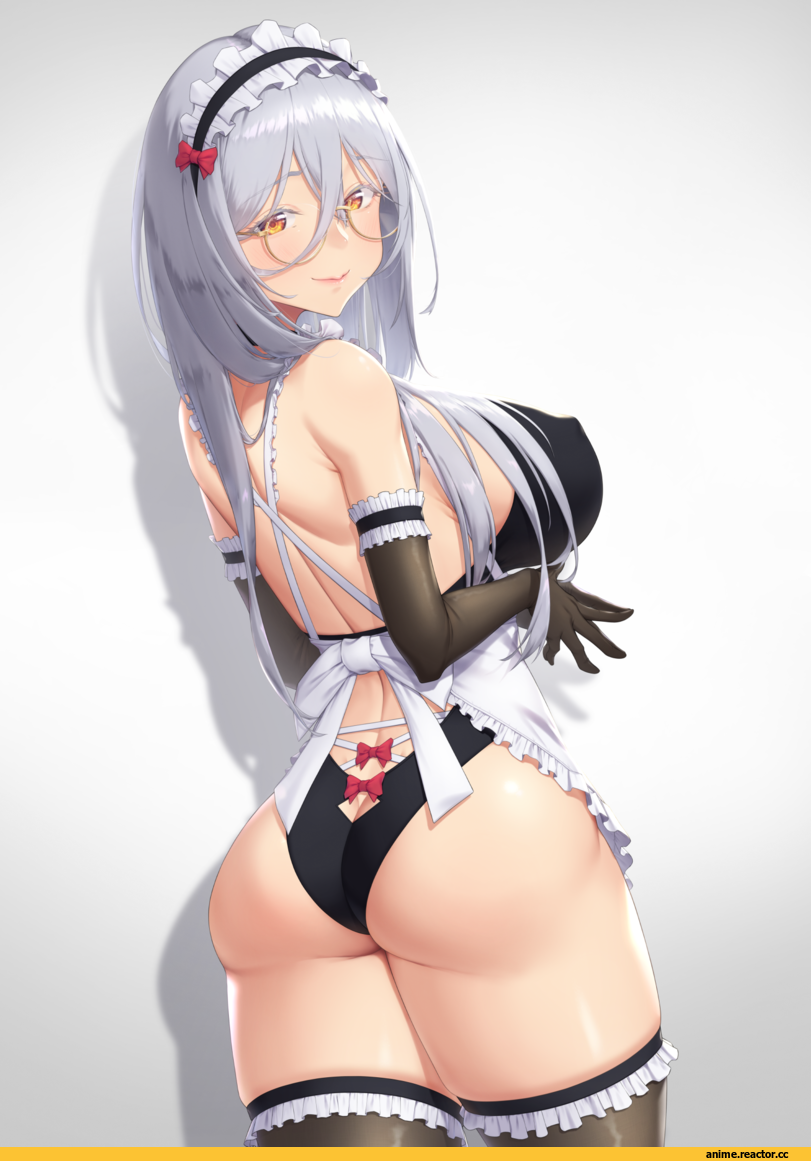 Revbit, oshiri, Anime Ero, Maid, Megane, AO, Anime Ero Kyonyuu, Anime