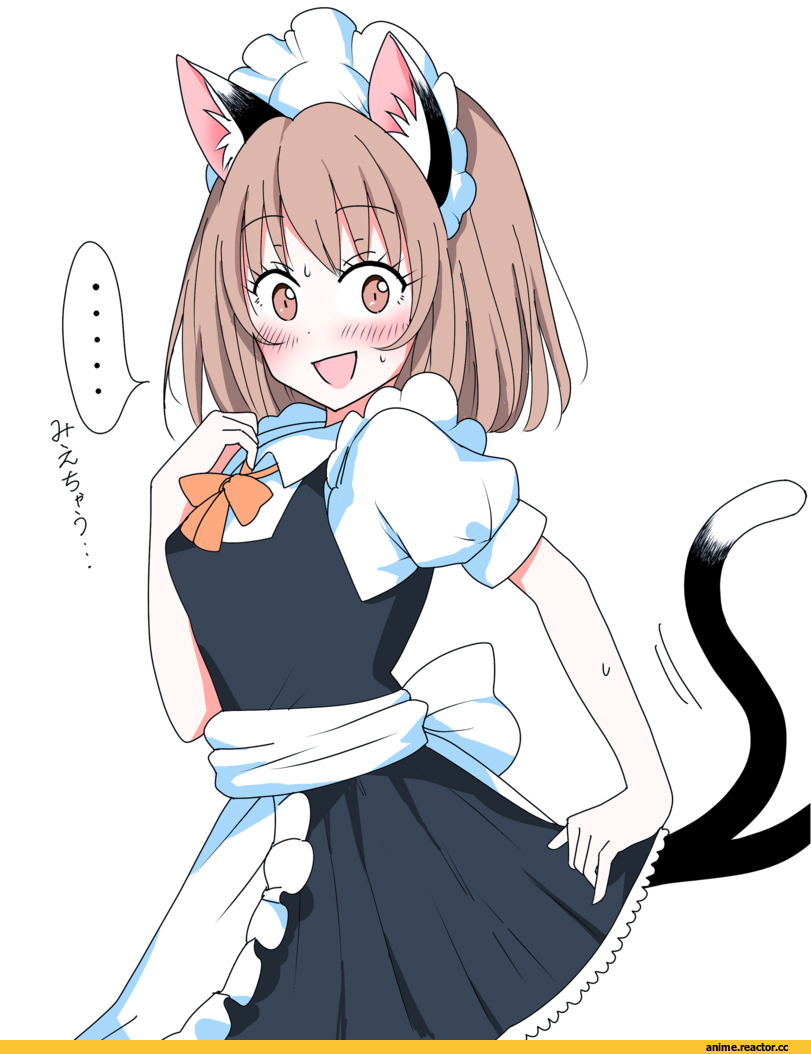 shiisuu rattamu, Anime Art, artist, Chen, Touhou Project, Nekomata, Animal Ears, Maid, Anime