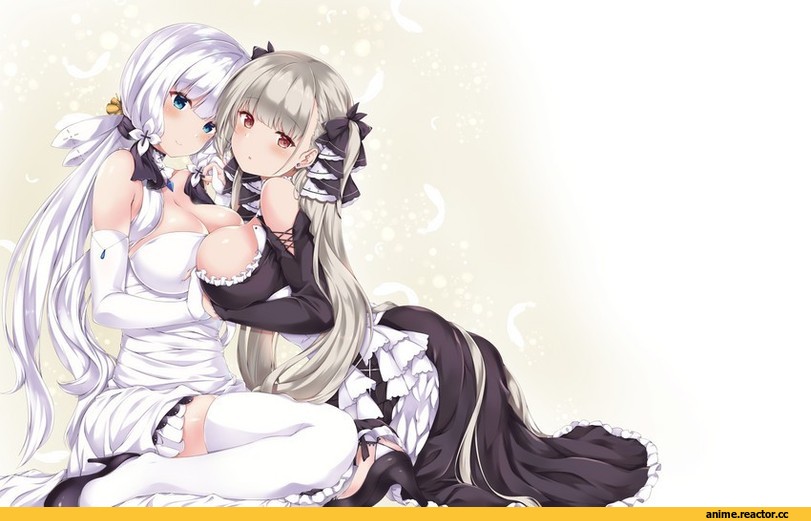 Azur Lane, Formidable (Azur Lane), Illustrious (Azur Lane), Maid, Kyonyuu, Anime Ero, Anime