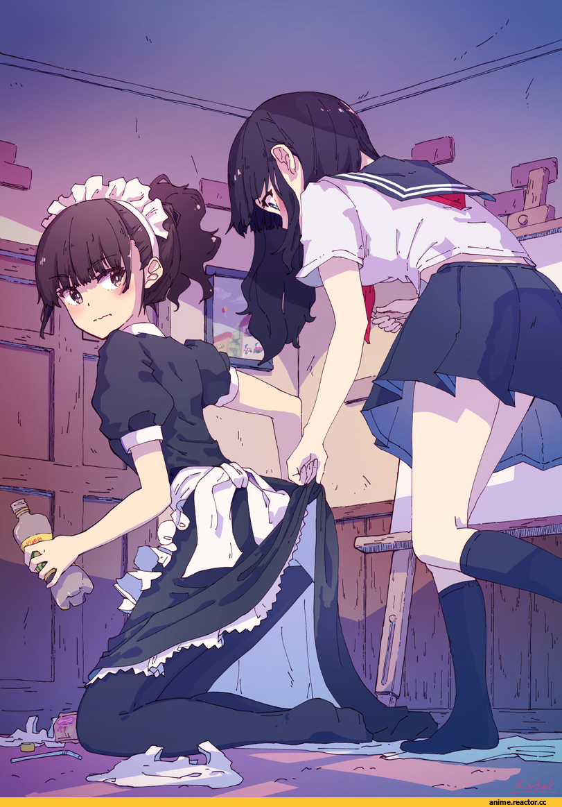 Anime Art, artist, kagawa yuusaku, Maid, Anime