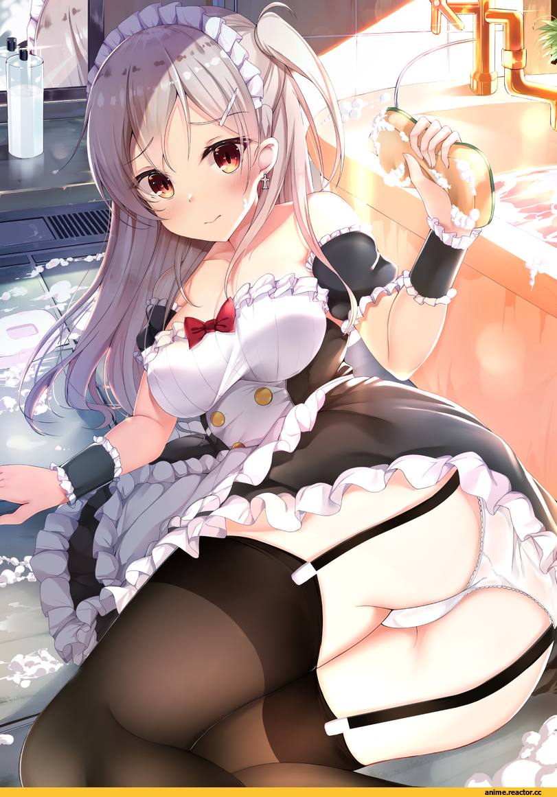 hiiragi ringo, Anime Art, artist, AO, Anime Ero Pantsu, Anime Ero, Anime Ero Ass, Maid, Anime