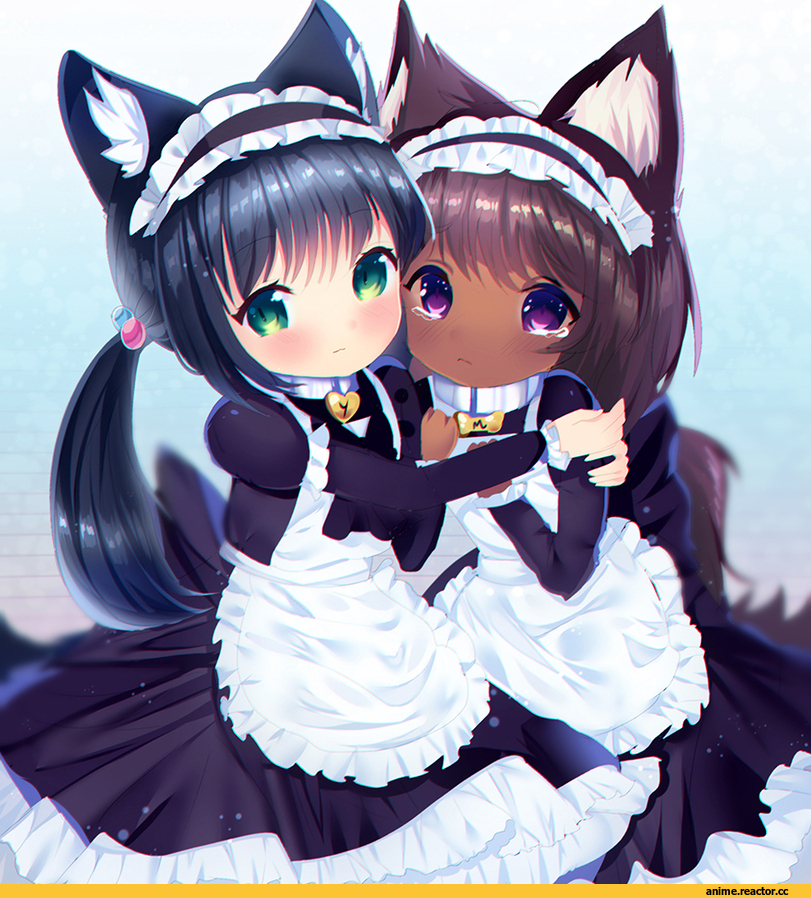 nekomimi, Animal Ears, Maid, Chocomie, artist, Anime
