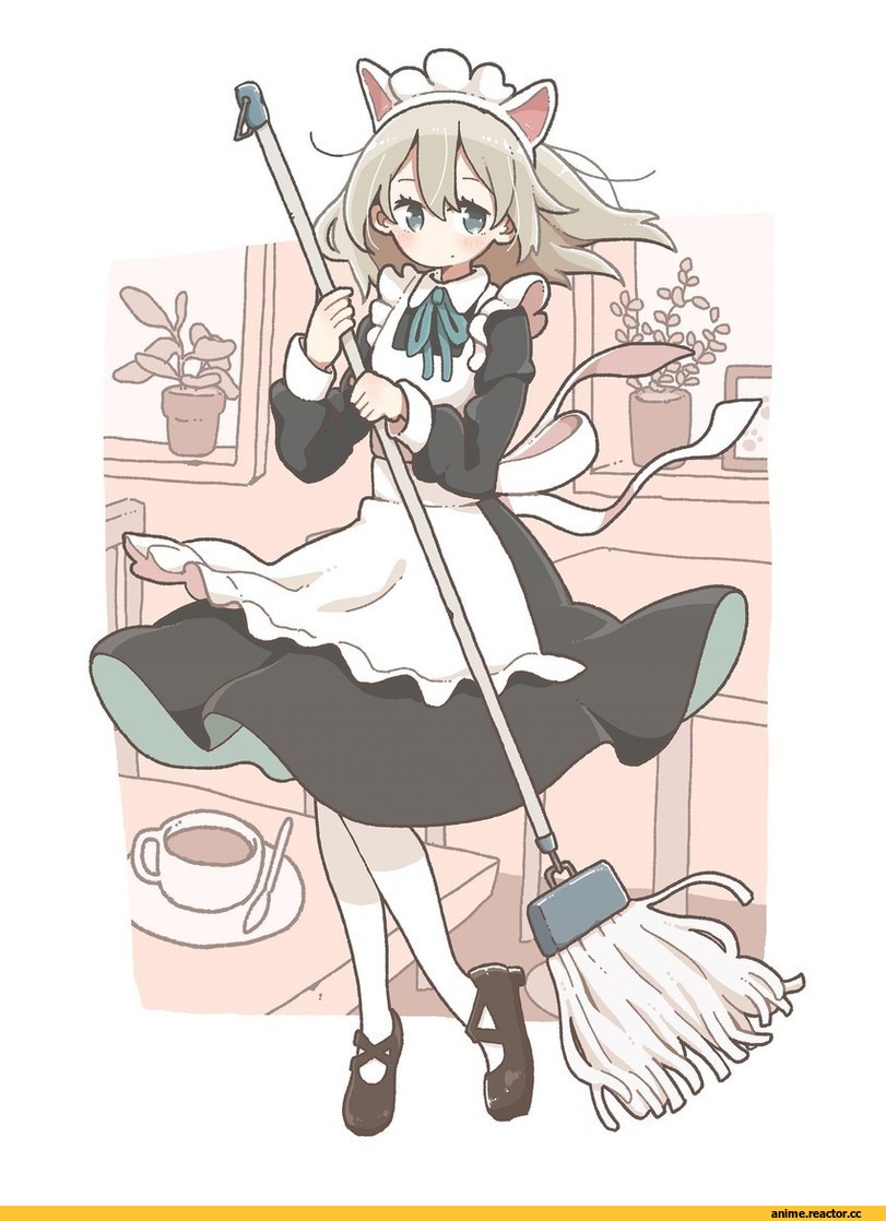 AO, Animal Ears, Maid, east sha2, Anime
