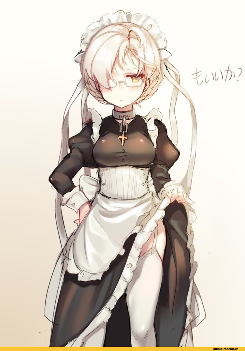 Azur Lane, Sheffield (Azur Lane), Megane, Maid, hecha (swy1996228), Anime