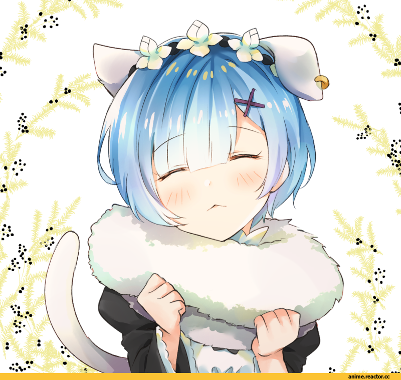 Rem (re zero), Re Zero Kara Hajimeru Isekai Seikatsu, neko, Animal Ears, Anime