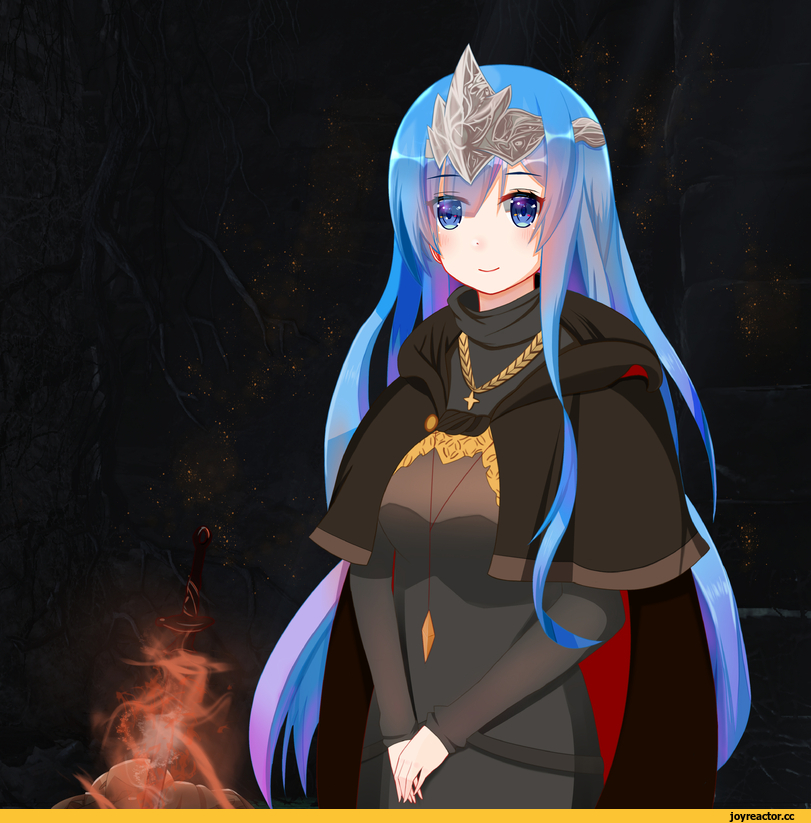 GsHastur, Rem (re zero), Re Zero Kara Hajimeru Isekai Seikatsu, Fire keeper, DSIII персонажи, Dark Souls 3, Dark Souls, фэндомы, DS crossover, crossover, Anime
