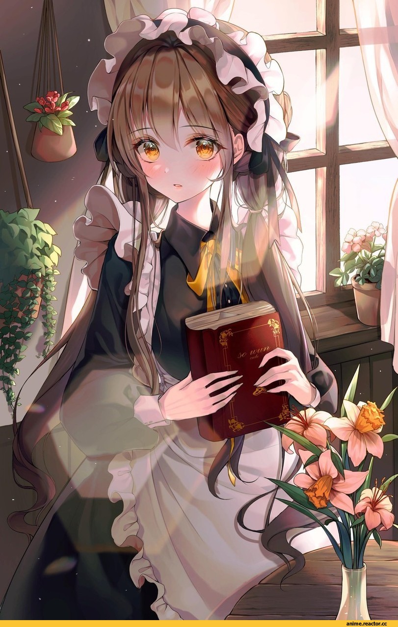AO, Anime Art, artist, Maid, icebox46, Anime