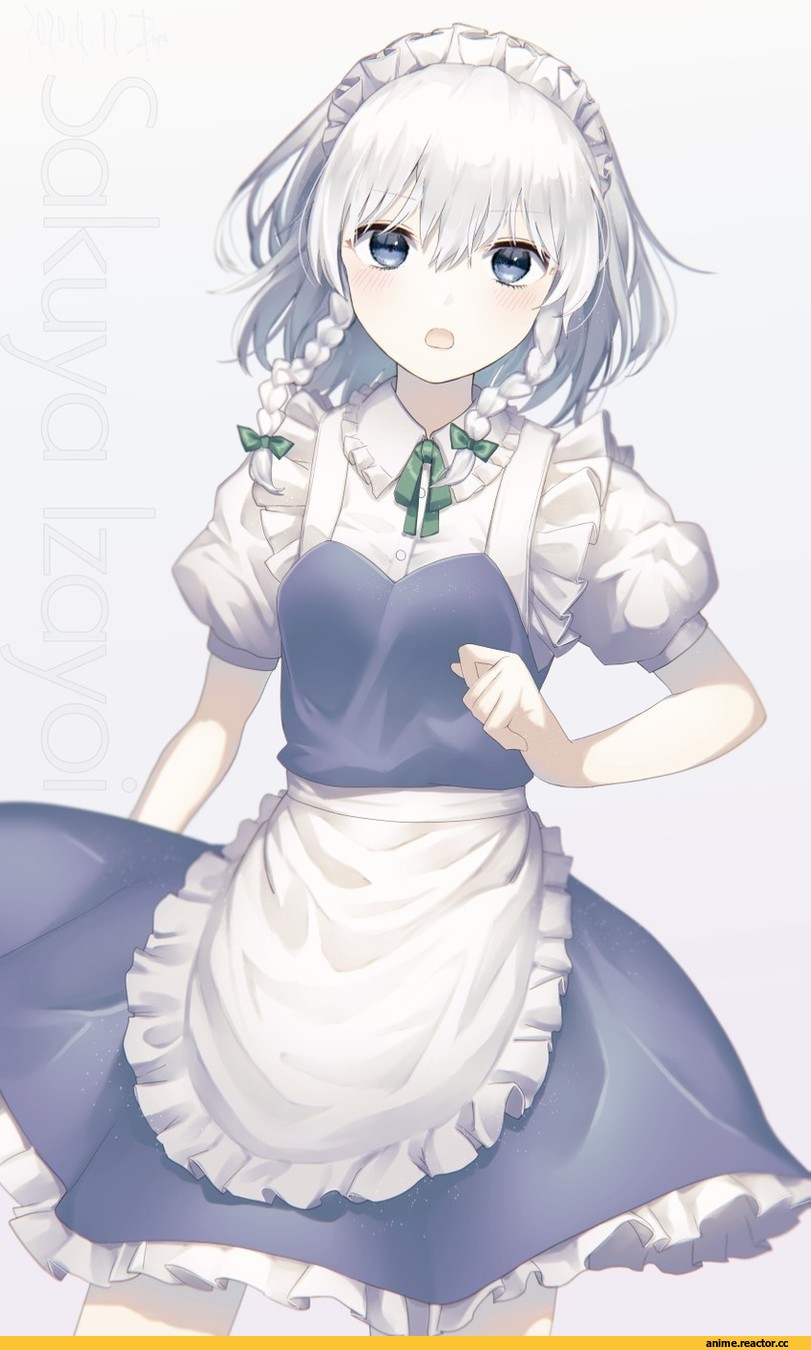 Izayoi Sakuya, Touhou Project, kisamu (ksmz), Anime Art, artist, Maid, Anime