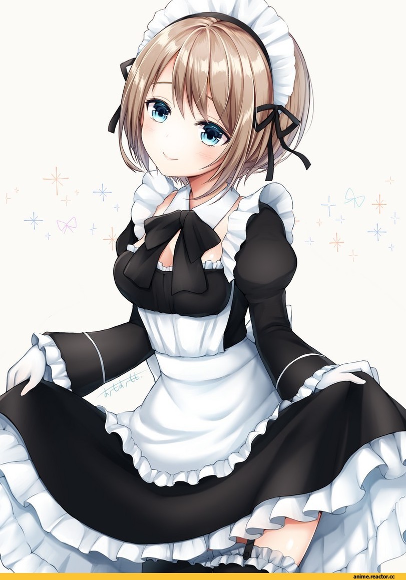 AO, Anime Art, artist, Maid, omoomomo, Anime