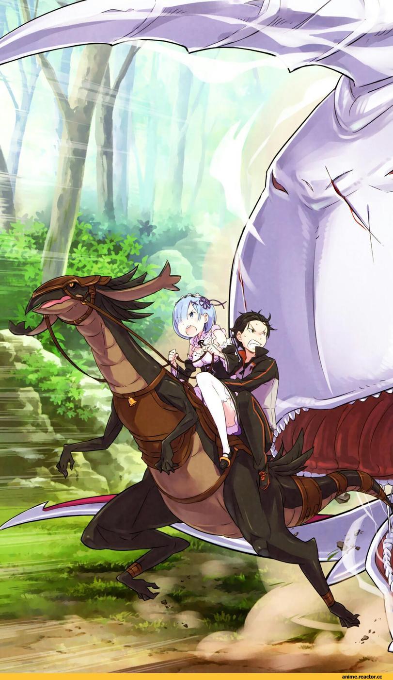 Re Zero Kara Hajimeru Isekai Seikatsu, Rem (re zero), Subaru Natsuki, Anime