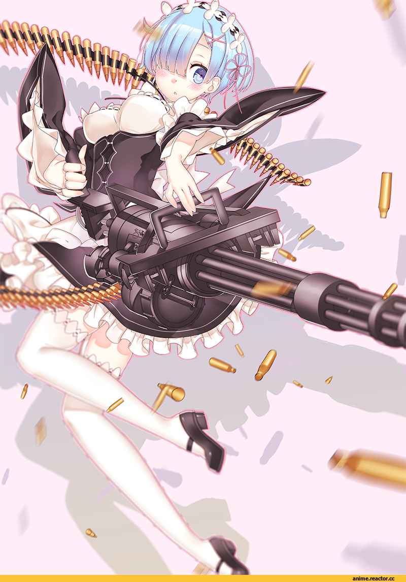 Re Zero Kara Hajimeru Isekai Seikatsu, Rem (re zero), Опасные Няшки, Anime Няши, fujidouyuu, Anime