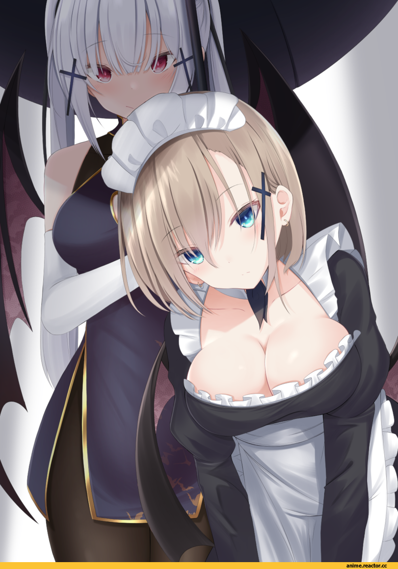doyachii, Anime Art, artist, AO, Demon Girl (Anime), Monster Girl (Anime), Maid, Anime Ero, Anime