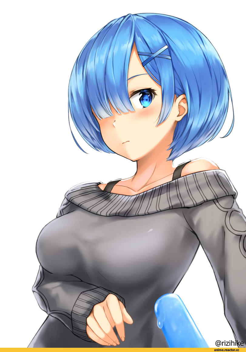 Re Zero Kara Hajimeru Isekai Seikatsu, Rem (re zero), rizihike, Anime