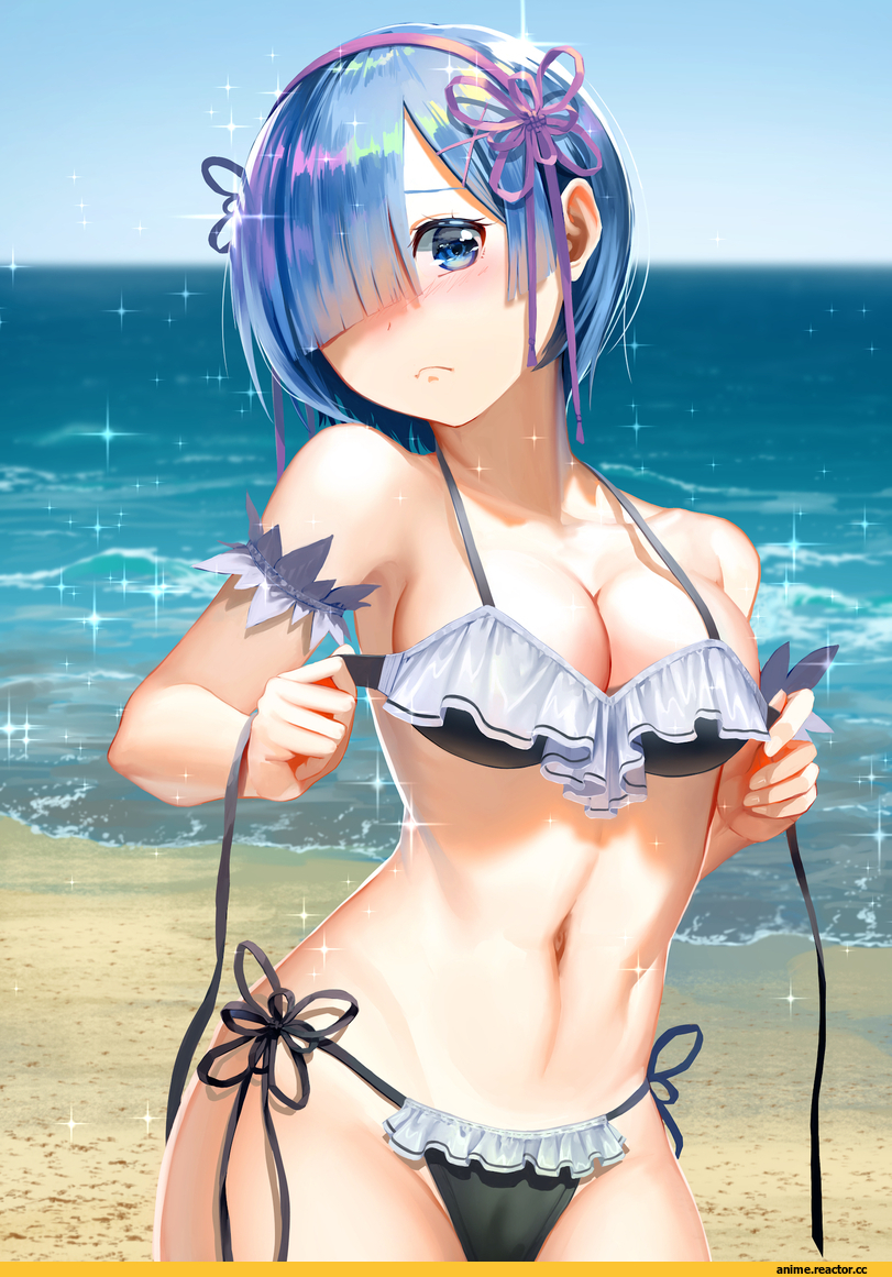 Re Zero Kara Hajimeru Isekai Seikatsu, Rem (re zero), Anime Ero, Anime Ero Swim, shi niao, Anime