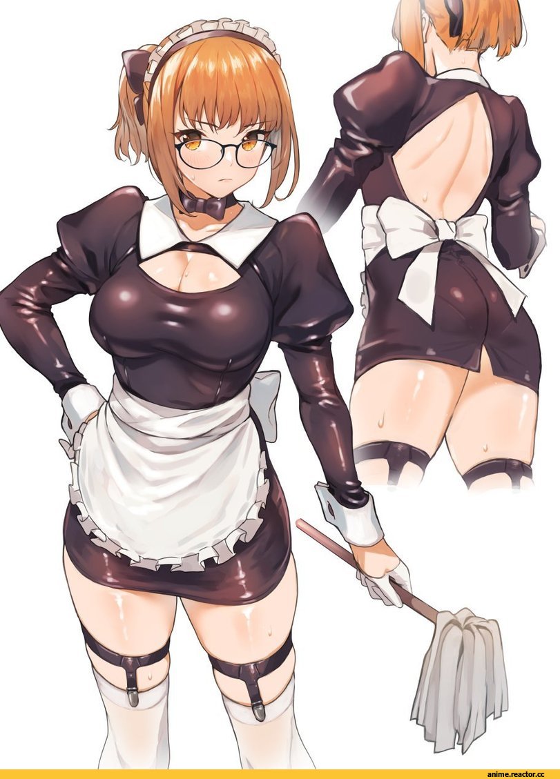 doushimasho, Maid, Megane, Anime Ero, Anime