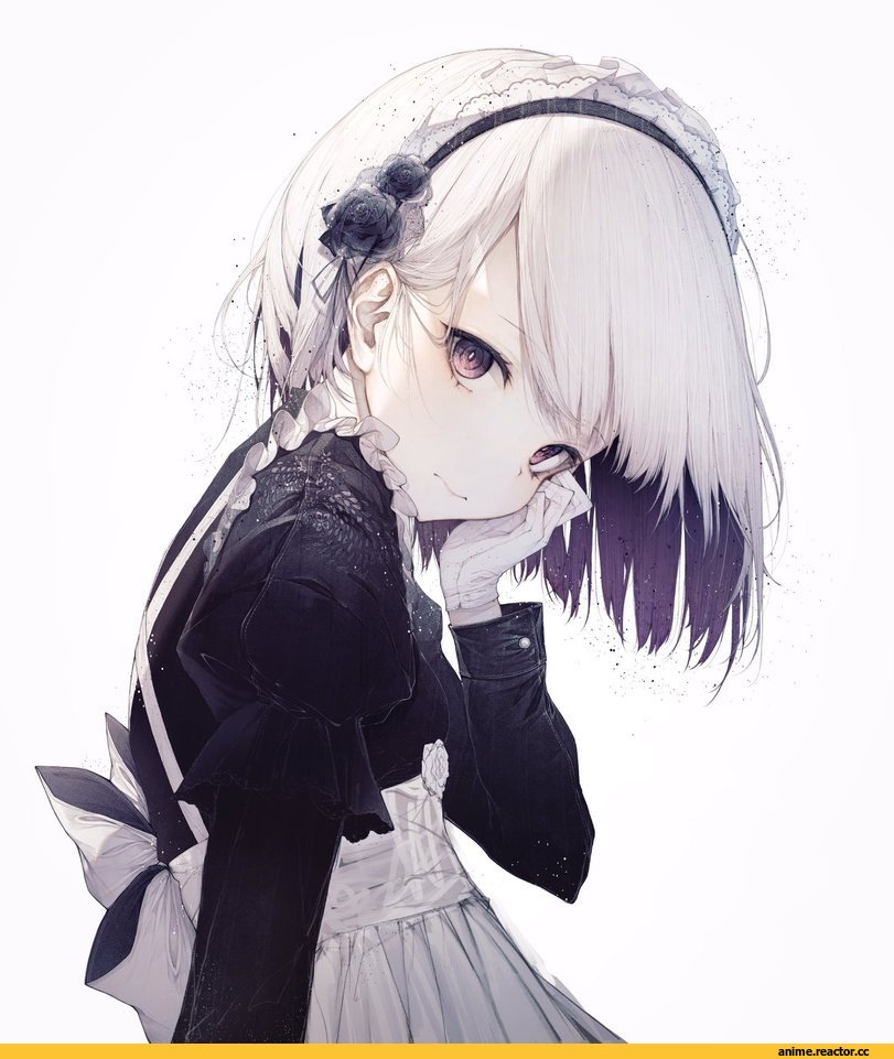 hito komoru, Anime Art, artist, Maid, AO, повтор, Anime