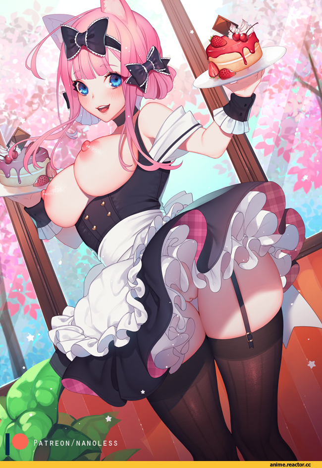 Fujiwara Chika, kaguya-sama wa kokurasetai ~tensai-tachi no renai zunousen~, Maid, Oppai, Anime Ero, Anime Ero Pussy, Anime Ears, Nanoless, artist, Anime