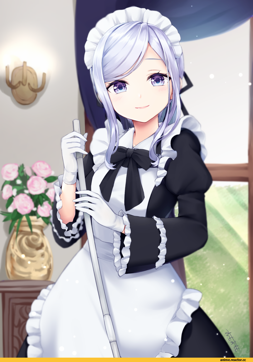 omoomomo, Anime Art, artist, AO, Maid, Anime