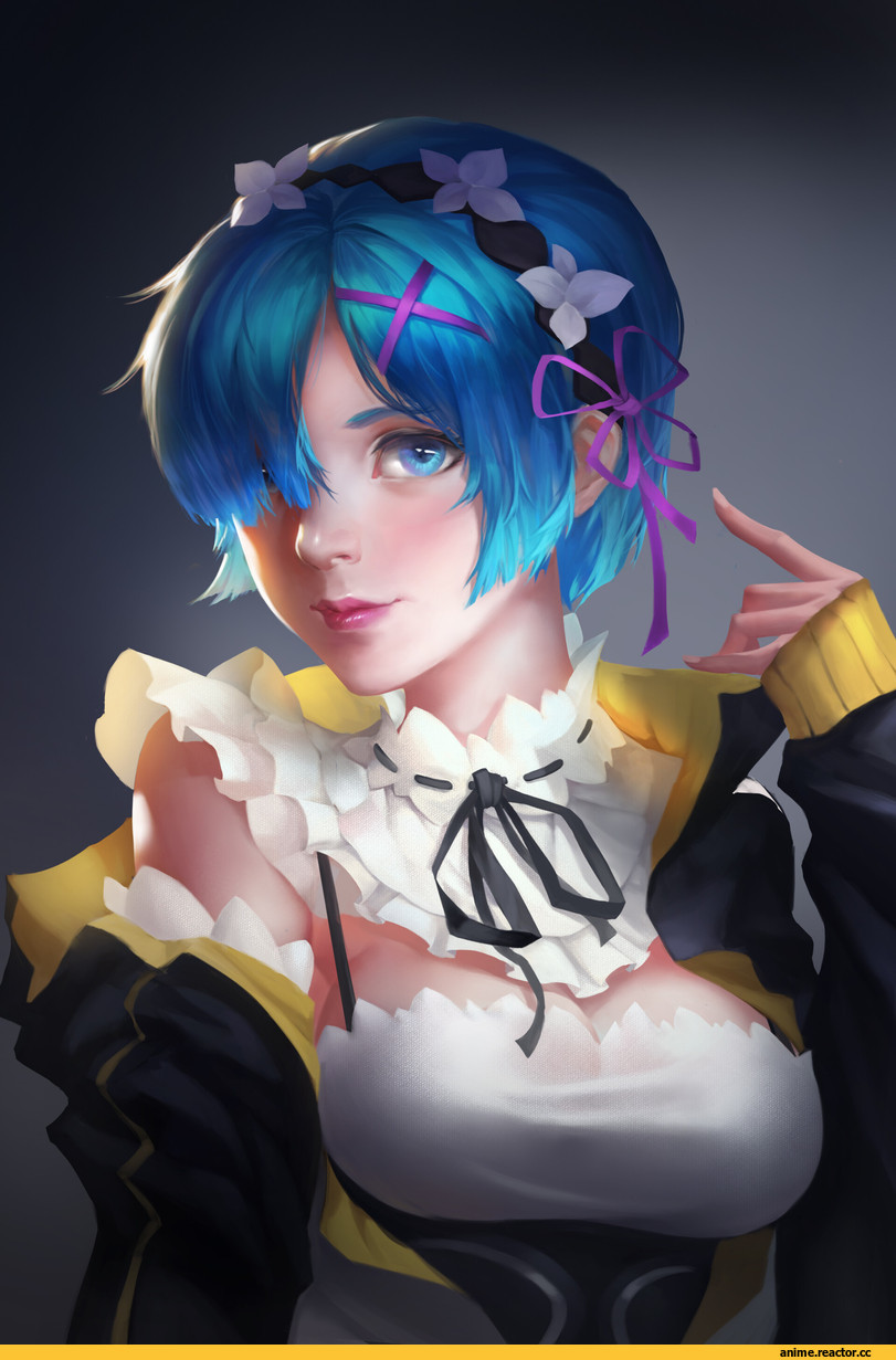 Rem (re zero), Re Zero Kara Hajimeru Isekai Seikatsu, Anime Art, XiangYu Zhou, Anime
