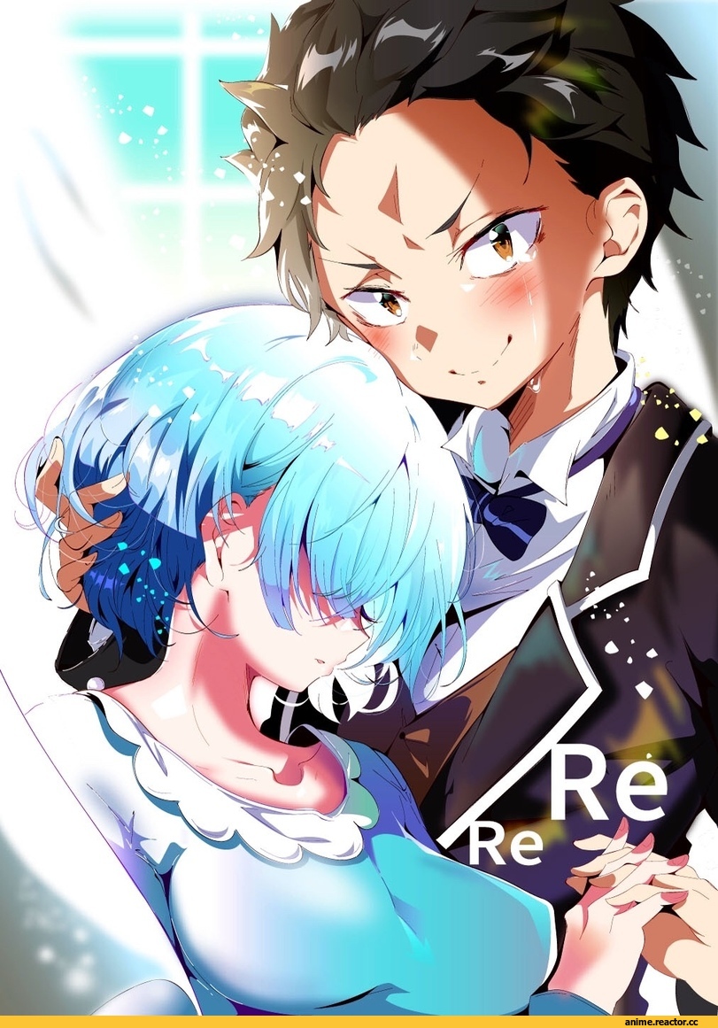 Re Zero Kara Hajimeru Isekai Seikatsu, Rem (re zero), Natsuki Subaru, aloe (kenkou3733), Anime