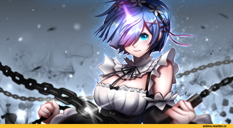 Rem (re zero), Re Zero Kara Hajimeru Isekai Seikatsu, reizdrawing, Anime