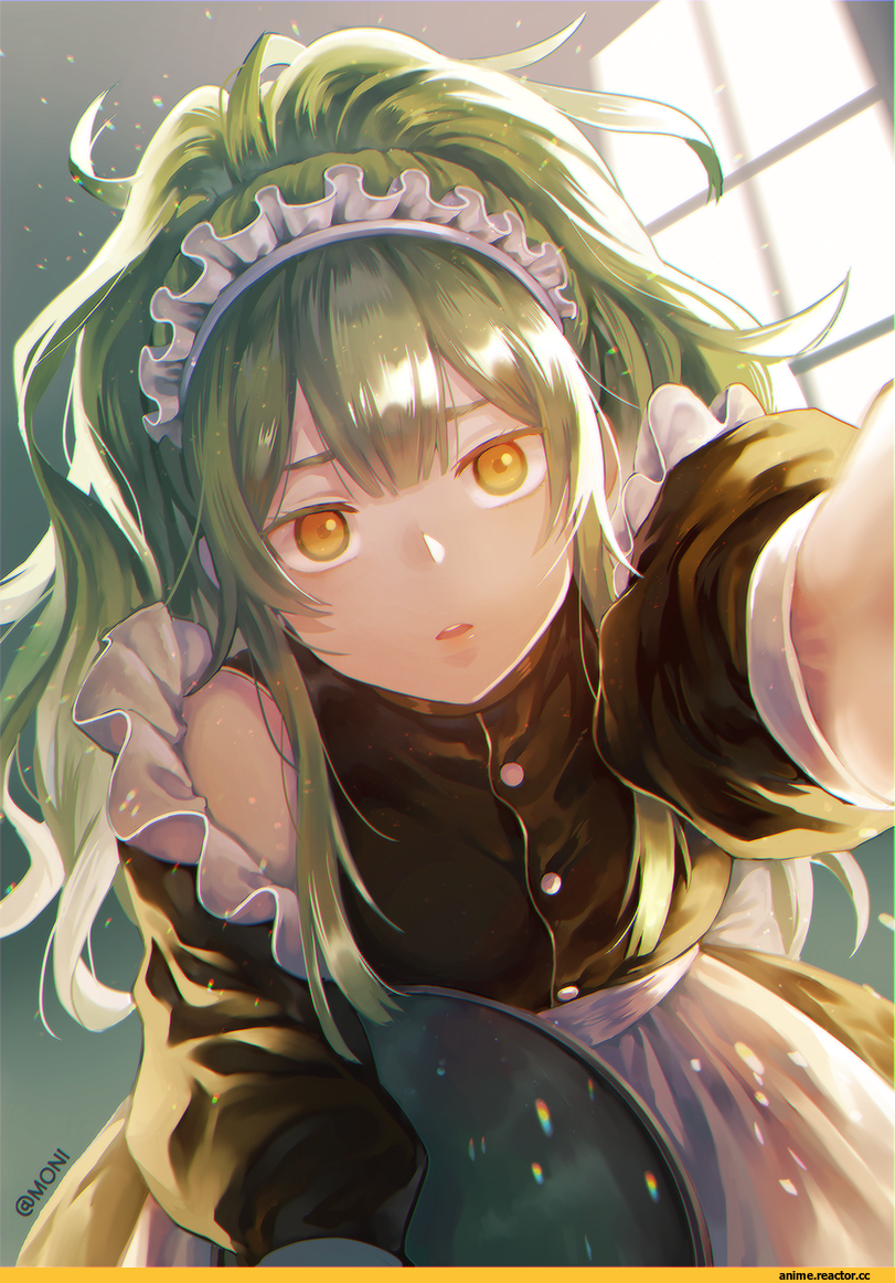 Girls Frontline, monicomic, M950A (Girls Frontline), Maid, Anime