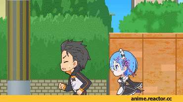 Isekai Quartet, гифки, Anime Гифки, Darkness (KonoSuba), KonoSuba, Natsuki Subaru, Re Zero Kara Hajimeru Isekai Seikatsu, Rem (re zero), Satou Kazuma, chibi, Anime