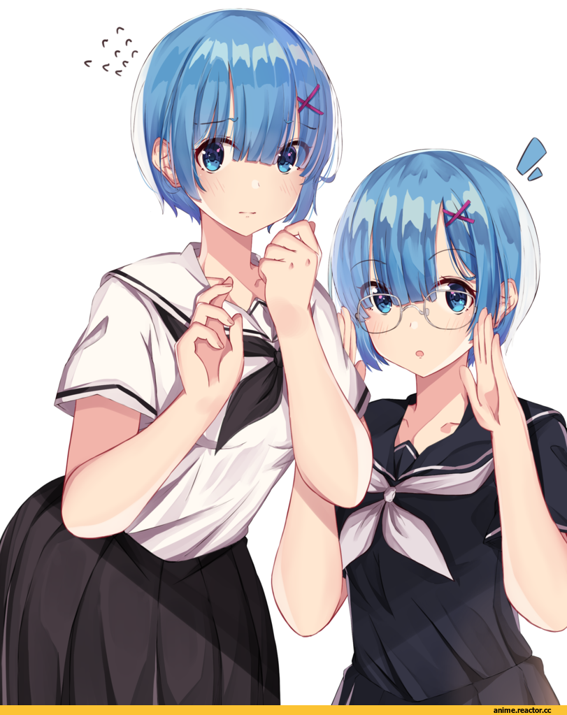 Rem (re zero), Re Zero Kara Hajimeru Isekai Seikatsu, Megane, norazura, Anime