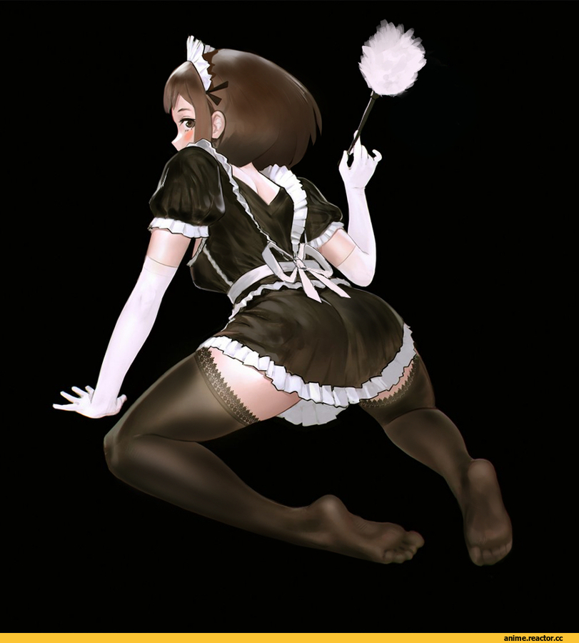 Boku no Hero Academia, Uraraka Ochako, joshirah, Maid, Anime Feet, Anime