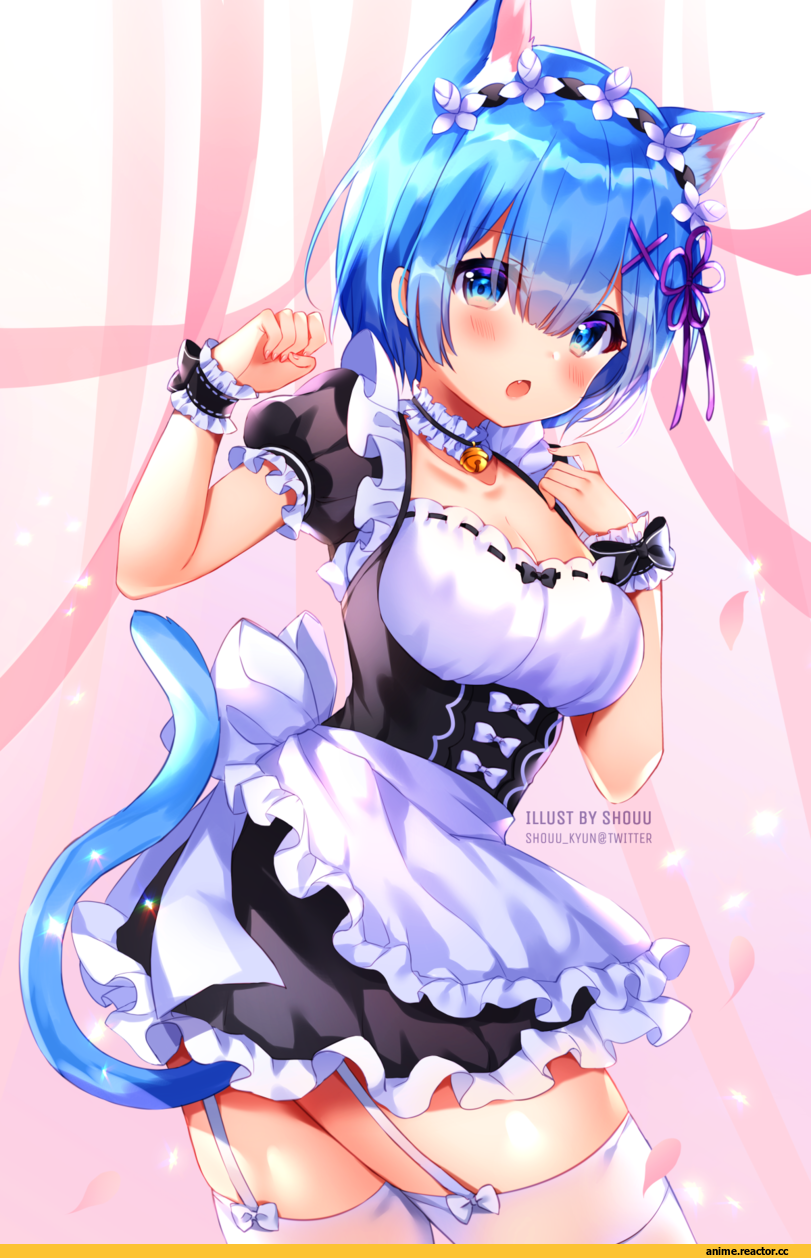 Rem (re zero), Re Zero Kara Hajimeru Isekai Seikatsu, nekomimi, Animal Ears, shouu-kun, Anime