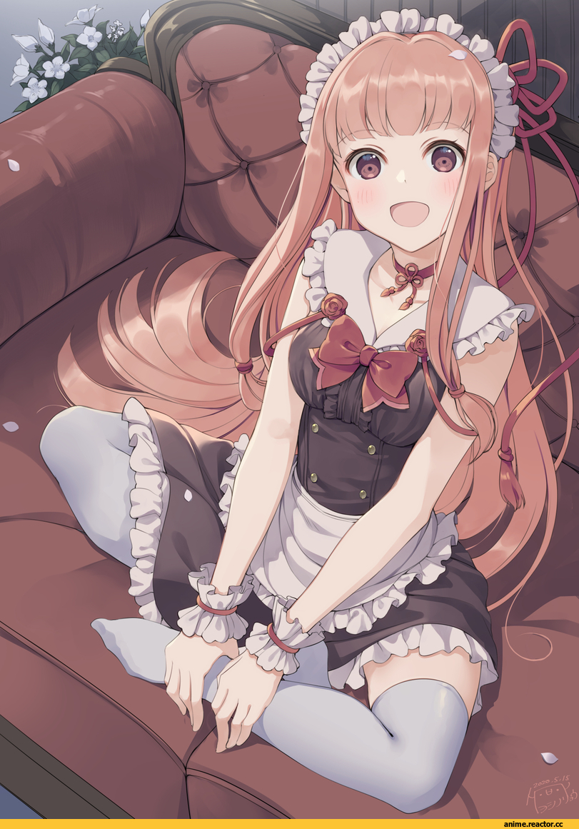 yoshino ryou, Anime Art, artist, kotonoha akane, Voiceroid, Kyomachi Seika, Maid, Anime