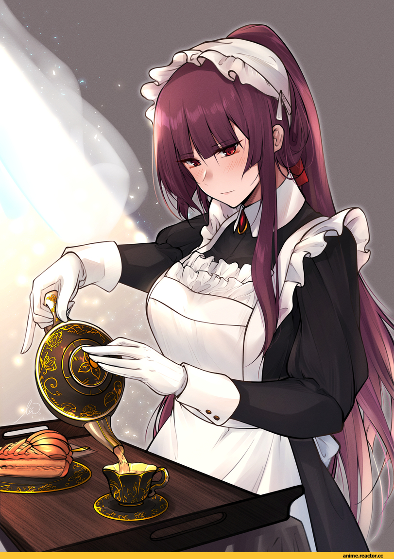 WA2000 (Girls Frontline), Girls Frontline, Maid, stigmamyu, Anime