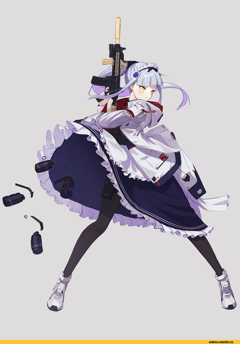 HK416 (Girls Frontline), Girls Frontline, Maid, ranyu, Anime