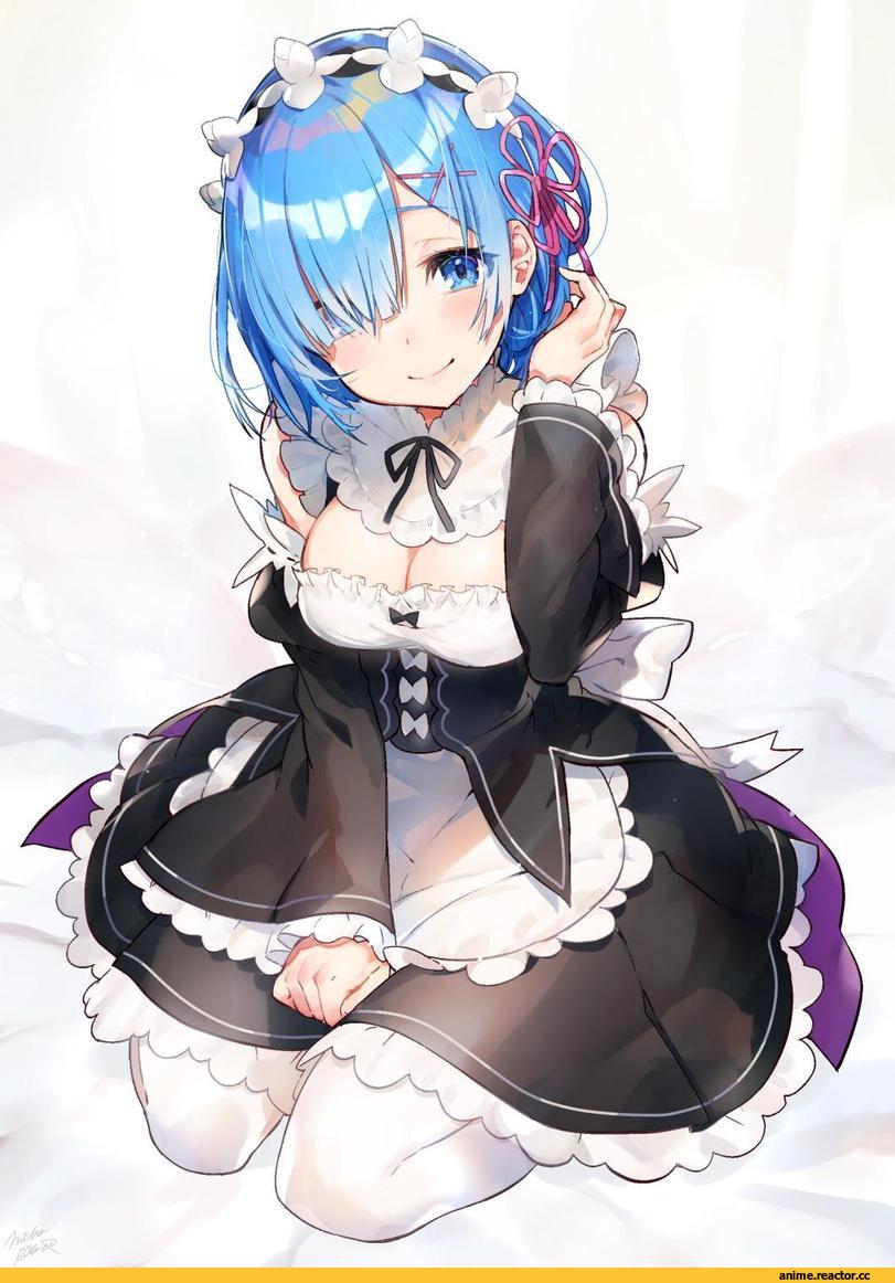 Re Zero Kara Hajimeru Isekai Seikatsu, Rem (re zero), Mika Pikazo, Anime Art, artist, Anime