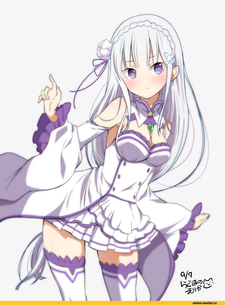 Re Zero Kara Hajimeru Isekai Seikatsu, Emilia (re zero), Anime