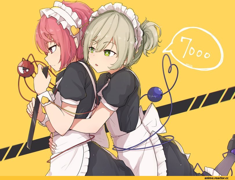 Touhou Project, Komeiji Koishi, Komeiji Satori, senzaicha kasukadoki, Maid, Anime