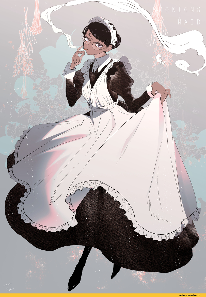 AO, Maid, Megane, nanase miri, Anime